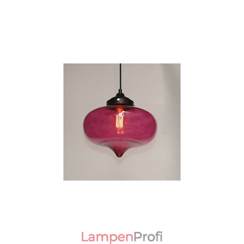 Bubble Design Pendelleuchte 1 Licht mit transparentem Schirm