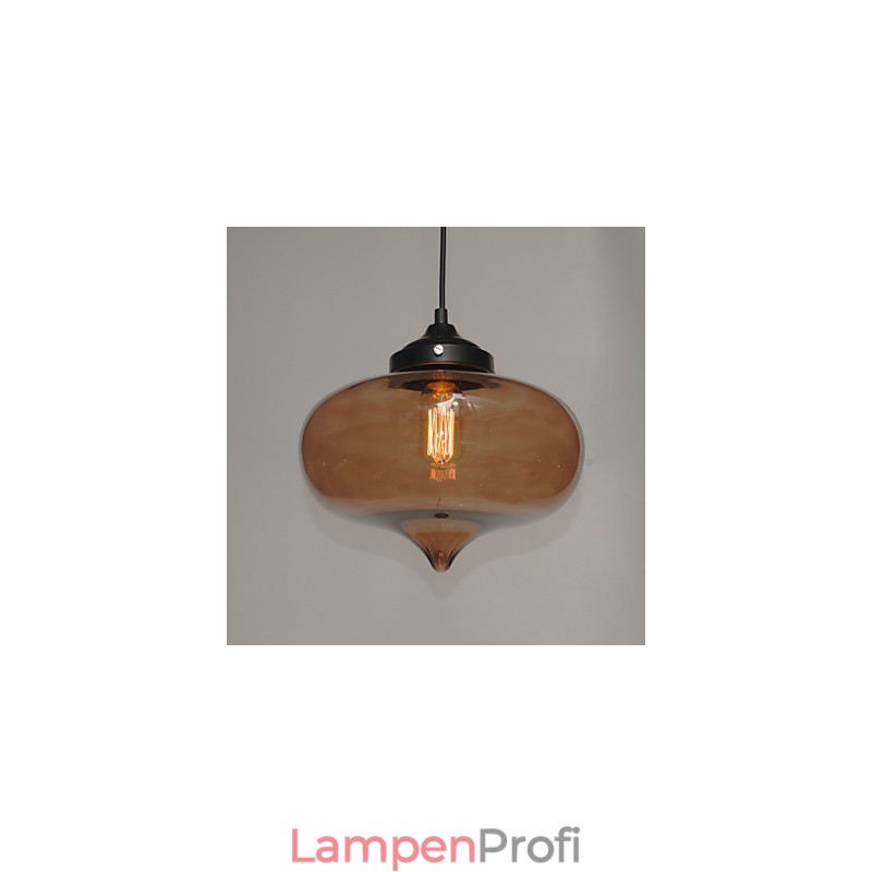 Bubble Design Pendelleuchte 1 Licht mit transparentem Schirm