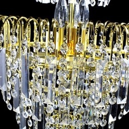Luxus-Kronleuchter im europäischen Stil mit 6 Lichtern in Kronenform