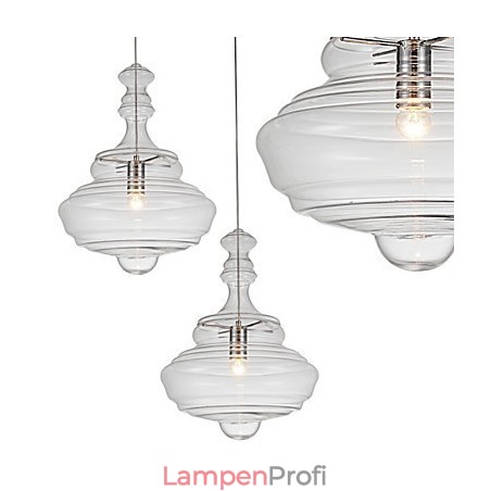 Künstlerische Pendelleuchte 1 Licht Moderne EinfachheitFarbloses Klarglas