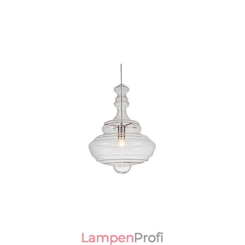 Künstlerische Pendelleuchte 1 Licht Moderne EinfachheitFarbloses Klarglas