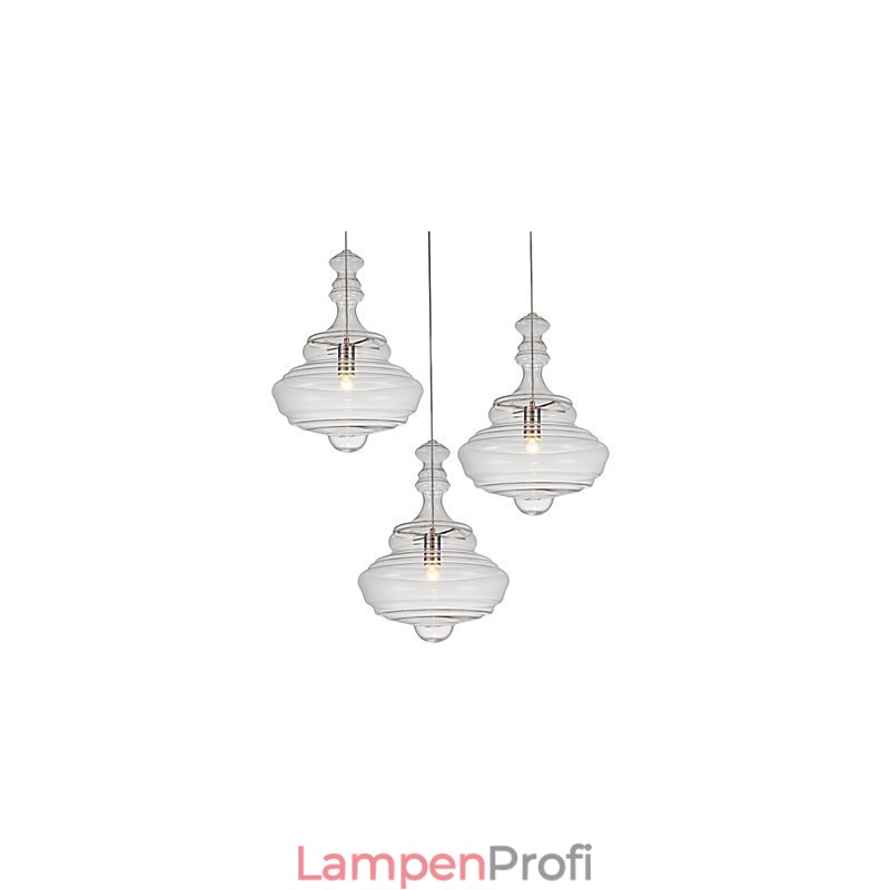 Künstlerische Pendelleuchte 1 Licht Moderne EinfachheitFarbloses Klarglas