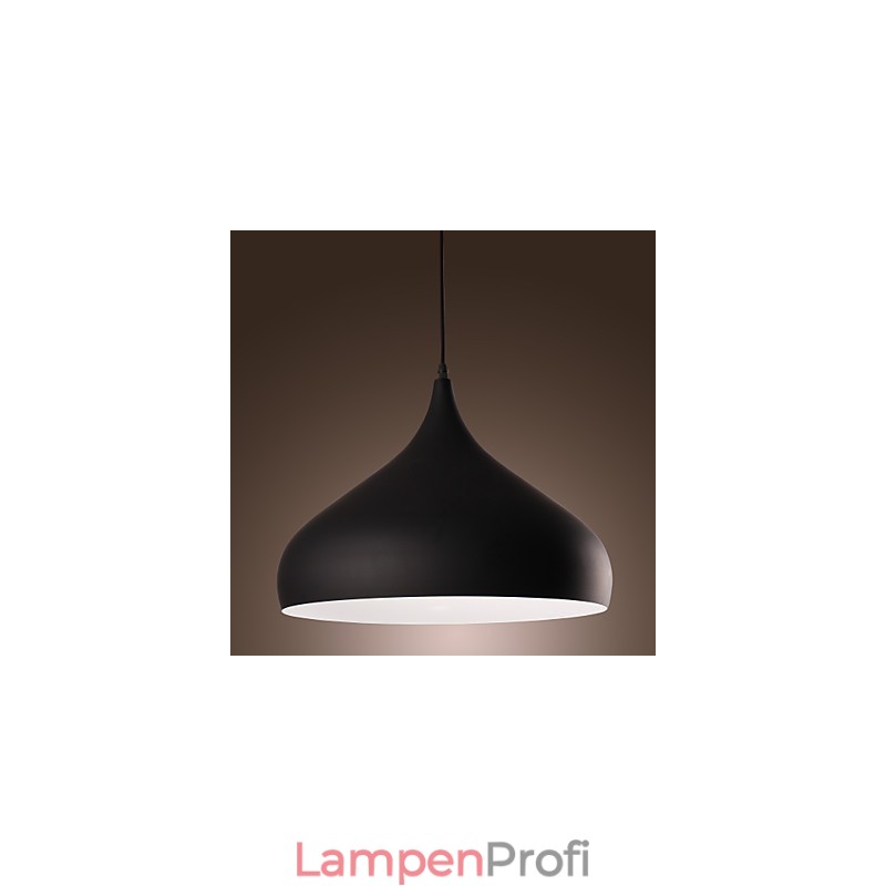 Moderne zeitgenössische Retro-Schüssel Mini-Stil Malerei Pendelleuchte