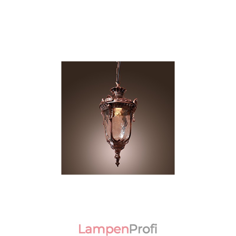 Antik inspirierte Pendelleuchte mit 1 Licht