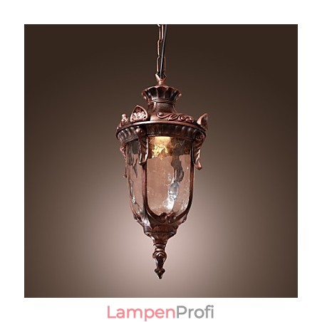 Antik inspirierte Pendelleuchte mit 1 Licht