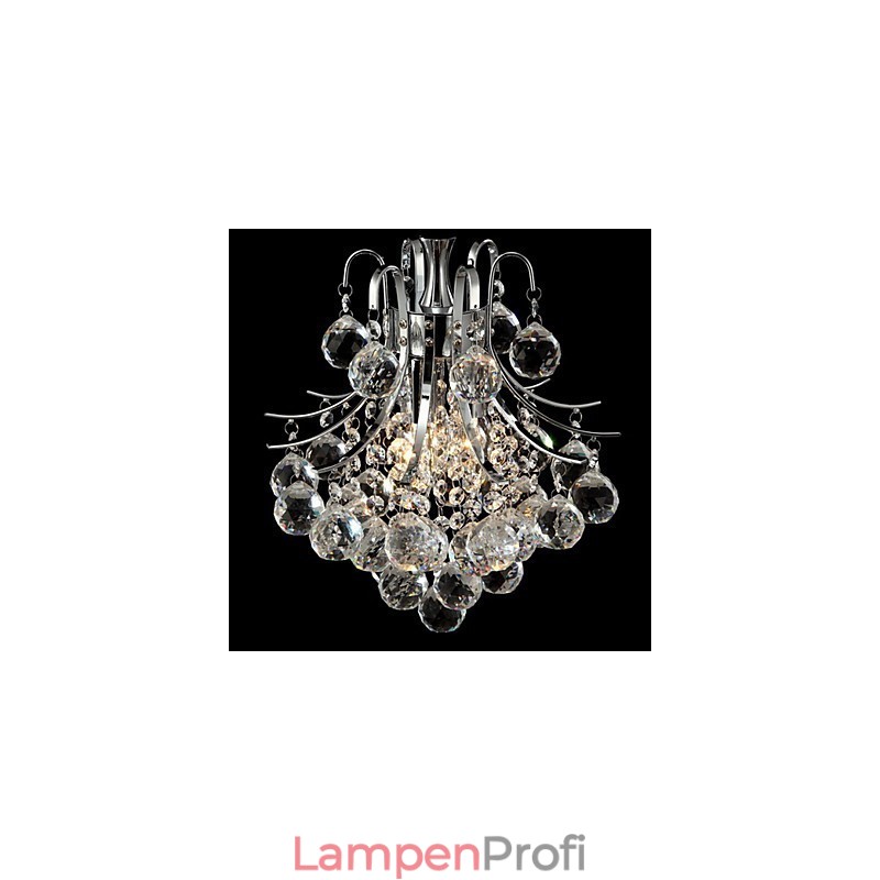 Moderne zeitgenössische Kristall Chrom Kronleuchter Pendelleuchte