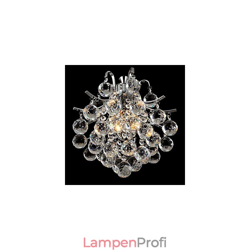 Moderne zeitgenössische Kristall Chrom Kronleuchter Pendelleuchte