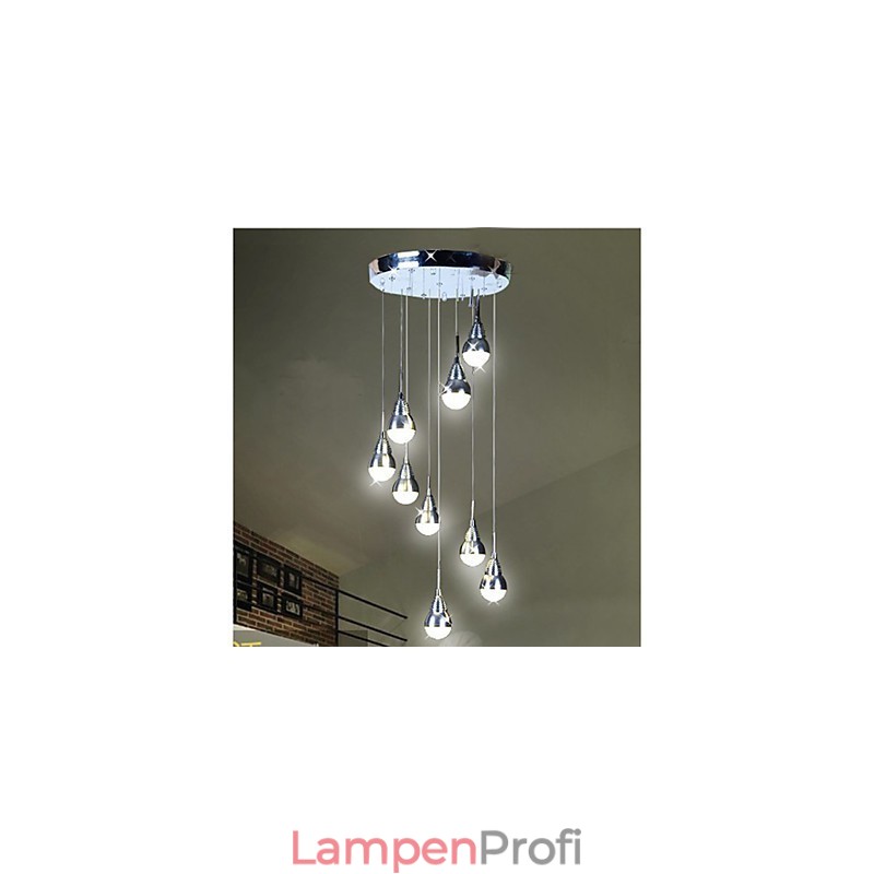 Lampen und Laternen Treppenstufen-Deckenleuchte mit 9 Köpfen