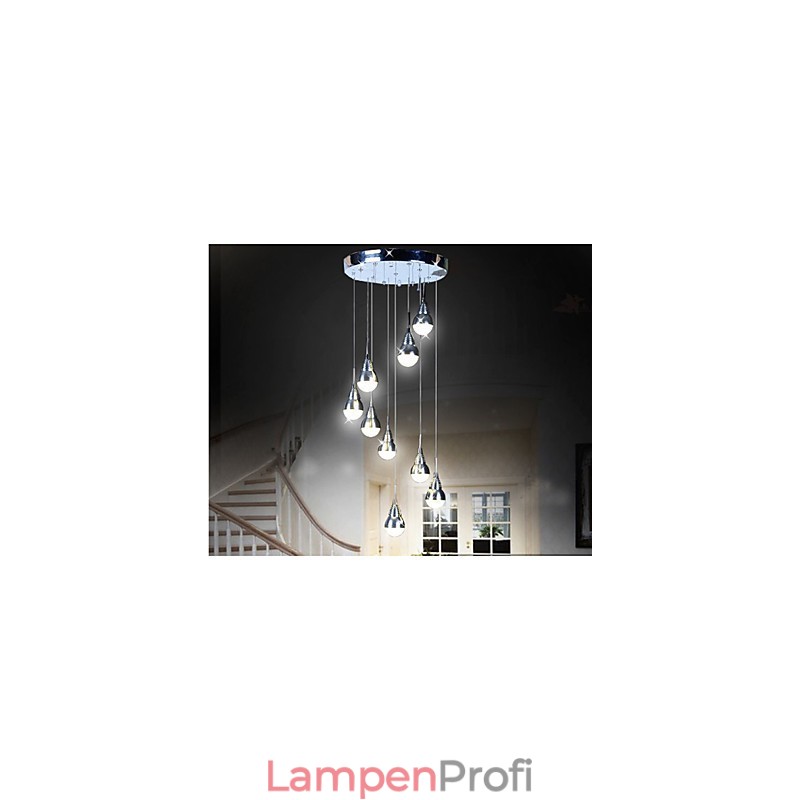 Lampen und Laternen Treppenstufen-Deckenleuchte mit 9 Köpfen