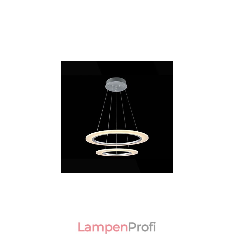 Acryl Pendelleuchte Deckenleuchter Kronleuchter Lampen Leuchten mit 2 Ringen