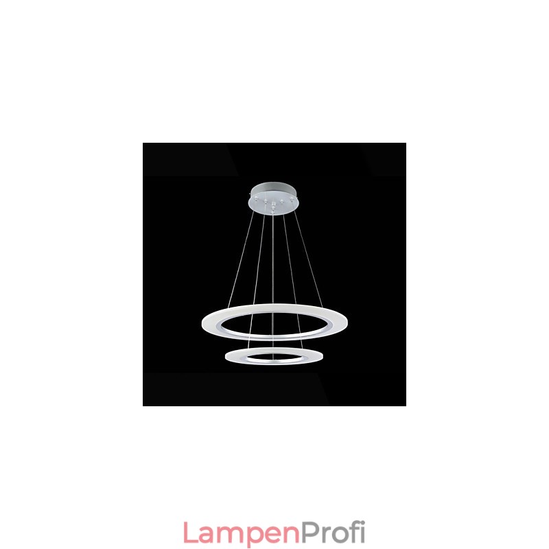 Acryl Pendelleuchte Deckenleuchter Kronleuchter Lampen Leuchten mit 2 Ringen