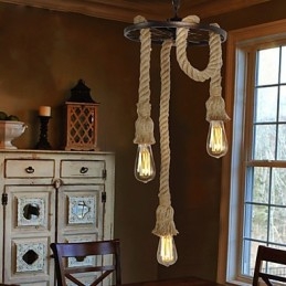 Pendelleuchte aus galvanisiertem Metall im Retro-Ministil