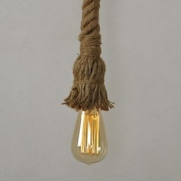 Pendelleuchte aus galvanisiertem Metall im Retro-Ministil