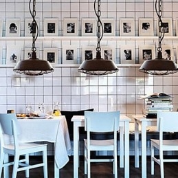 Schmiedeeisen Land Wiederherstellung alten Weisen Single Head Droplight Lampe Licht