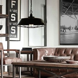 Schmiedeeisen Land Wiederherstellung alten Weisen Single Head Droplight Lampe Licht