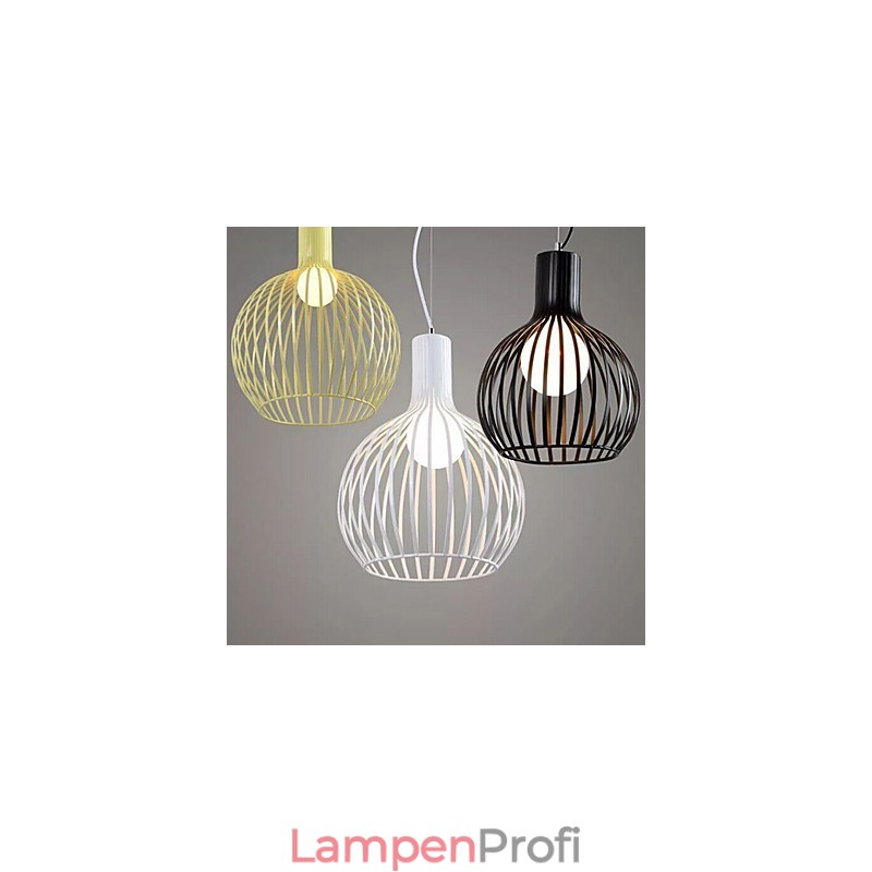 Amerikanischen Retro Vertraglich Schmiedeeisen Vogelkäfig Kronleuchter Lampe Licht