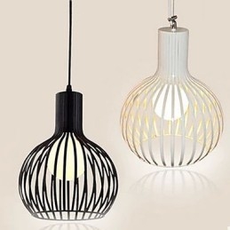 Amerikanischen Retro Vertraglich Schmiedeeisen Vogelkäfig Kronleuchter Lampe Licht