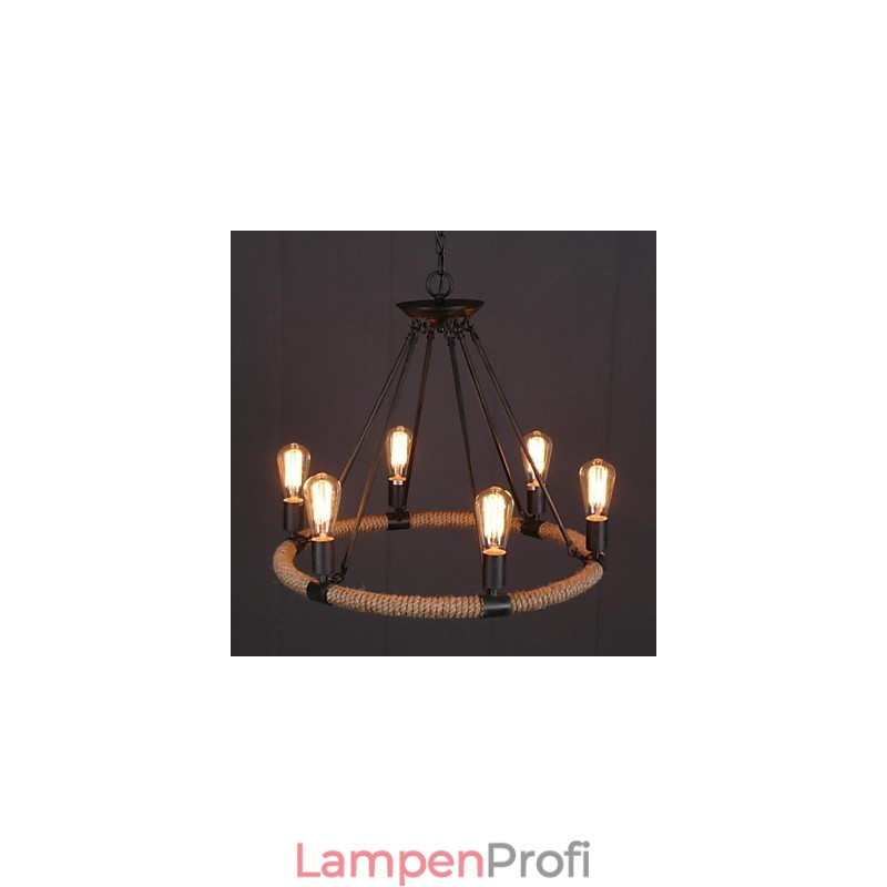 Pendelleuchte aus bemaltem Metall im Landhausstil im Mini-Stil