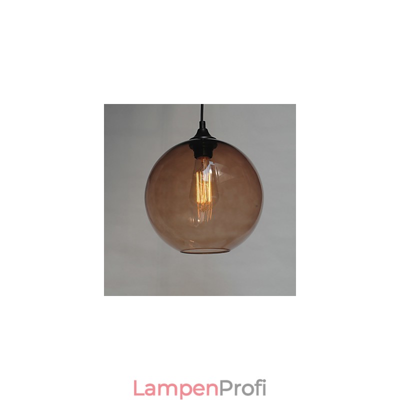 Moderne zeitgenössische traditionelle klassische rustikale Lodge Drum Island Bowl Vintage Laterne Country Globe Glas