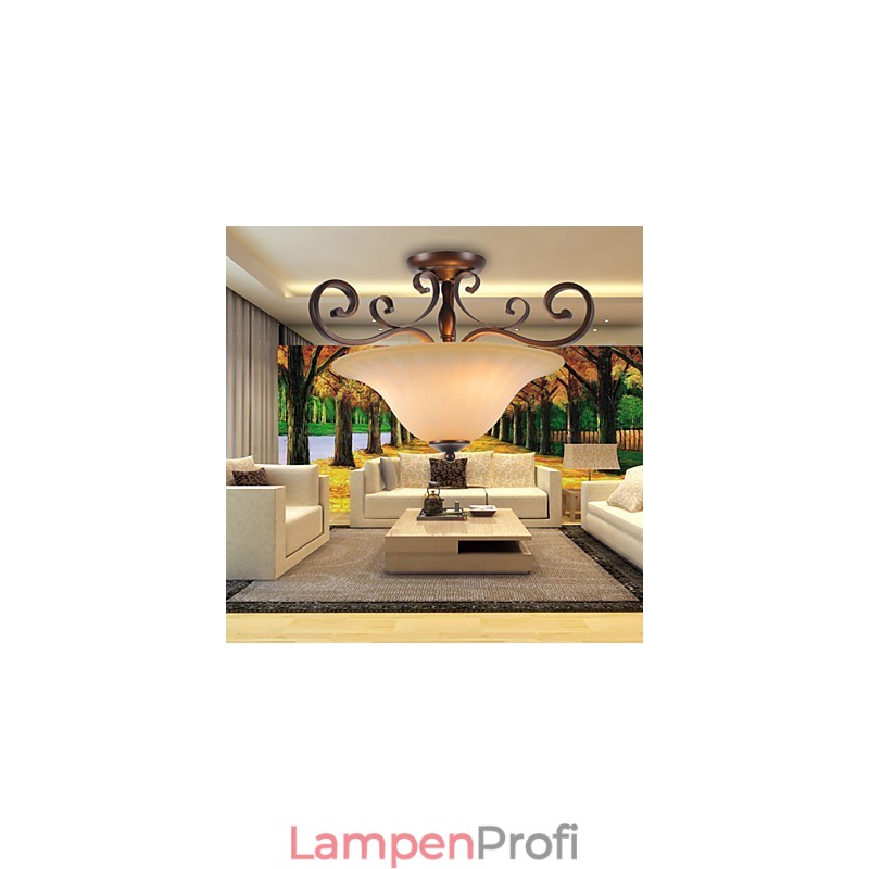 5 Vintage Mini Stil Malerei Metall Pendelleuchte