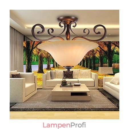 5 Vintage Mini Stil Malerei Metall Pendelleuchte