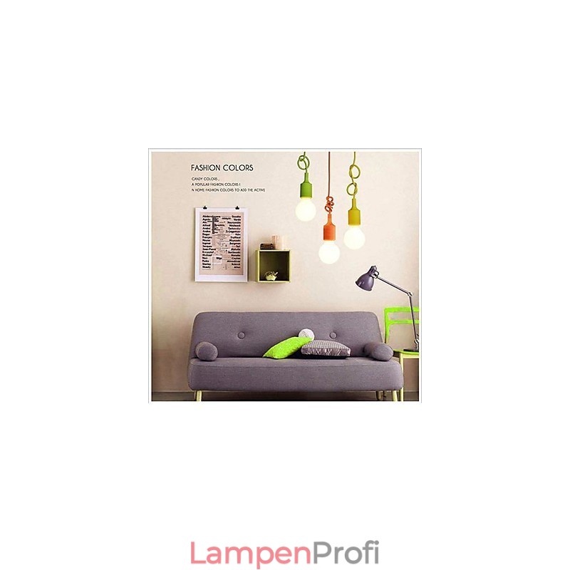 Mini-Anhänger 1 Licht Modern Minimalist Silikon Bonbonfarben