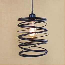 Amerikanische Wiederherstellung alter Wege Schmiedeeisen Kochfeld Kreative Moderne Single Head Droplight