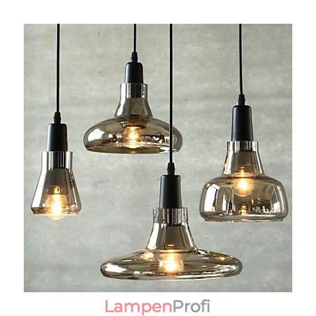 Vertraglich vereinbarter und zeitgenössischer Schatten-Modedekorations-Glaskronleuchter