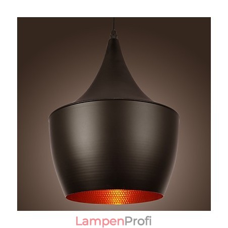 Moderne Pendelleuchte im Retro-Mini-Stil mit Gemälden