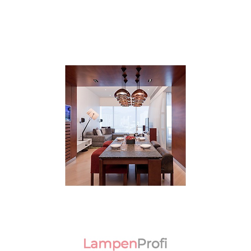 Moderne zeitgenössische Malerei Metall Pendelleuchte