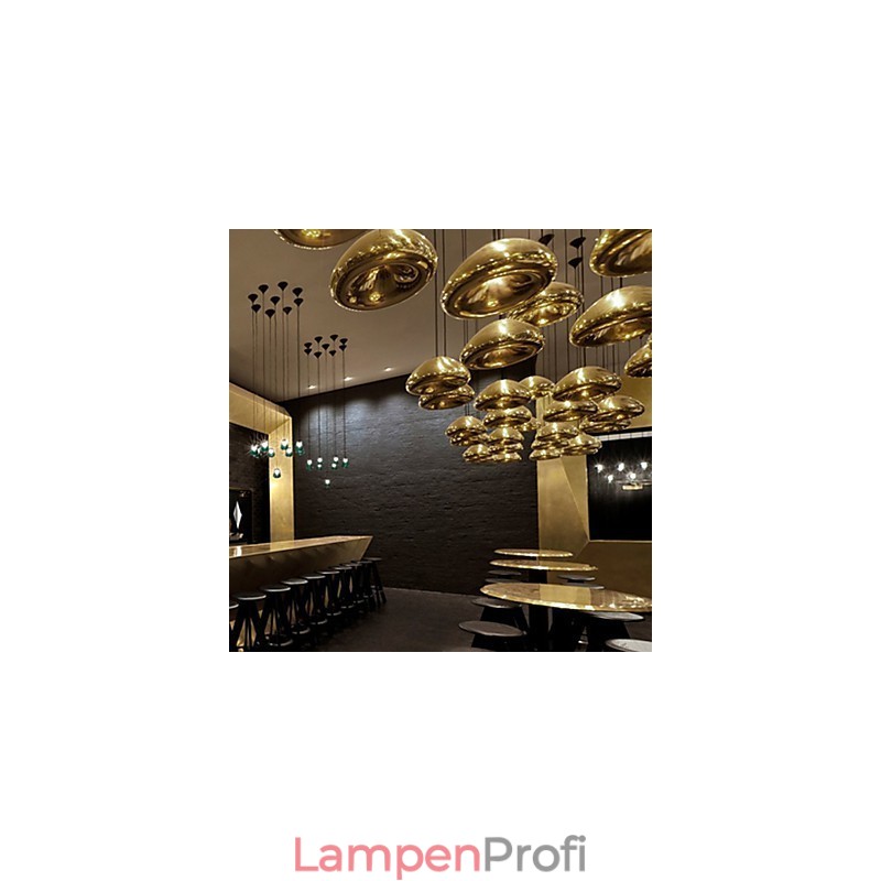 Moderne zeitgenössische Malerei Metall Pendelleuchte