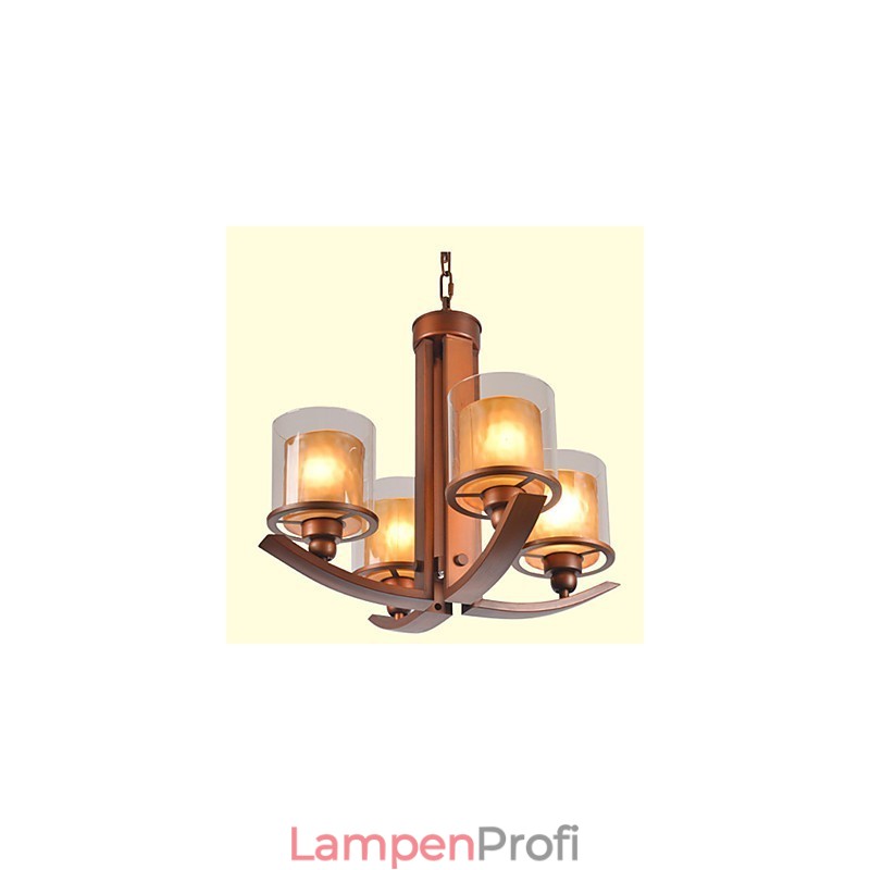 Traditioneller klassischer Kronleuchter aus Metall im Mini-Retro-Stil