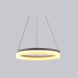 1 Ring 3 Ringe Art Deco Kronleuchter 60cm Pendelleuchte 36W