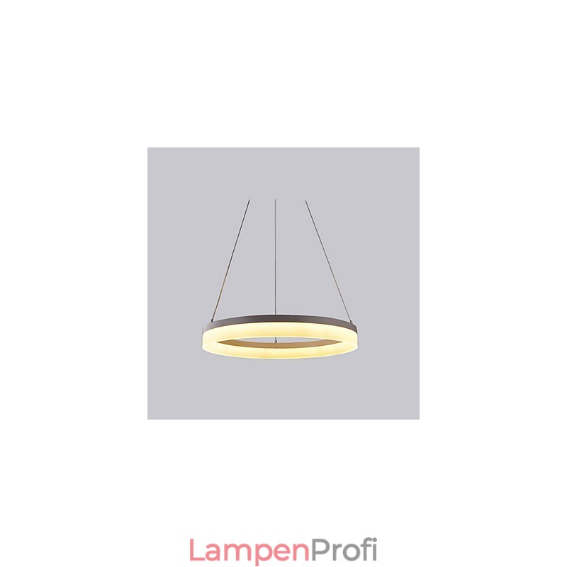 1 Ring 3 Ringe Art Deco Kronleuchter 60cm Pendelleuchte 36W