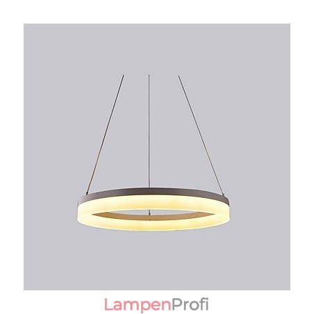 1 Ring 3 Ringe Art Deco Kronleuchter 60cm Pendelleuchte 36W