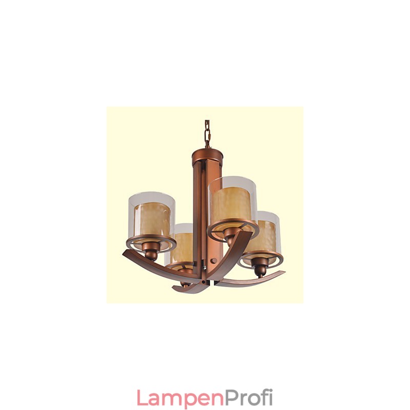 Traditioneller klassischer Kronleuchter aus Metall im Mini-Retro-Stil