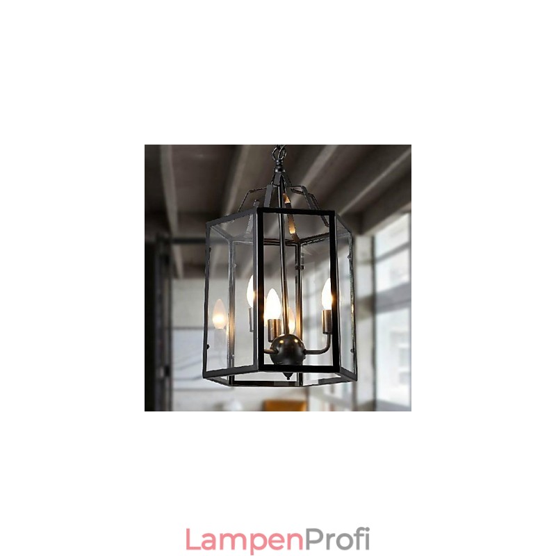 Traditionelle Klassische Vintage Retro Laterne Land Mini Stil Malerei Metall Anhänger Licht Esszimmer