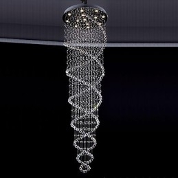 Moderne zeitgenössische traditionelle klassische rustikale Lodge Vintage Country Island Kristall galvanisierte Metall Pendelleuchte