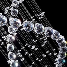 Moderne zeitgenössische traditionelle klassische rustikale Lodge Vintage Country Island Kristall galvanisierte Metall Pendelleuchte