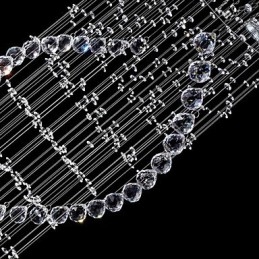 Moderne zeitgenössische traditionelle klassische rustikale Lodge Vintage Country Island Kristall galvanisierte Metall Pendelleuchte