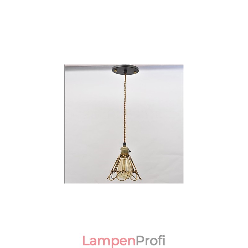 Amerikanischen land Vintage einzigen kopf lotus Eisen Kronleuchter