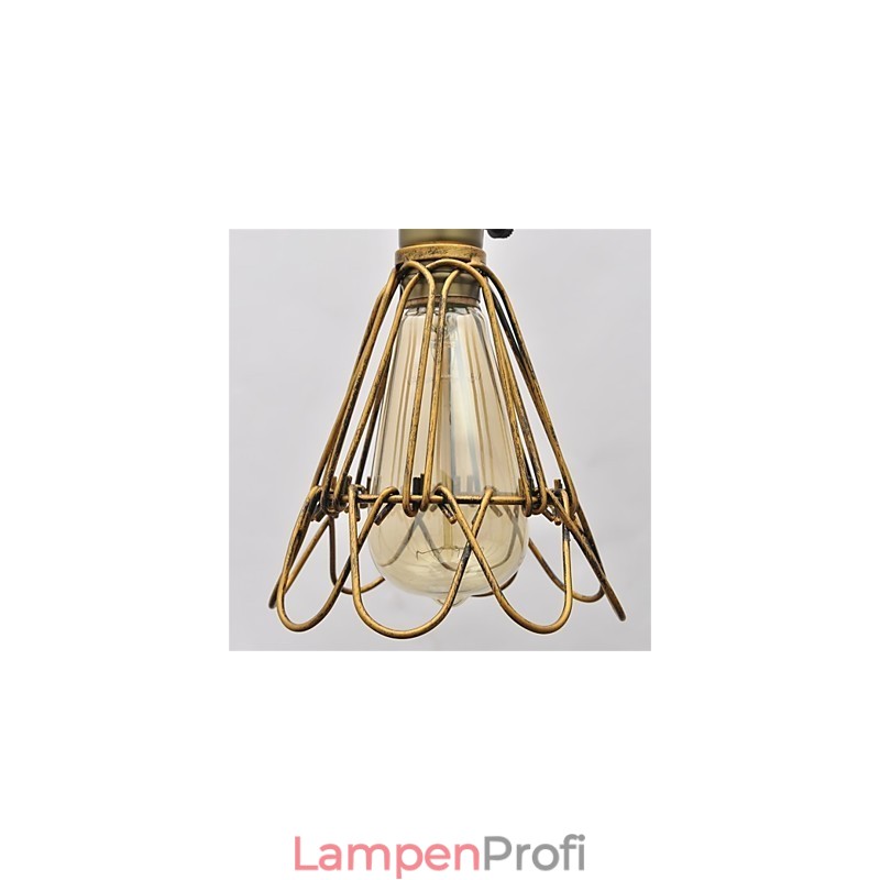 Amerikanischen land Vintage einzigen kopf lotus Eisen Kronleuchter