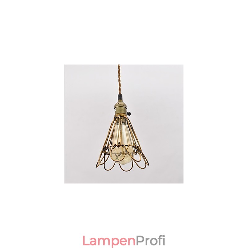 Amerikanischen land Vintage einzigen kopf lotus Eisen Kronleuchter