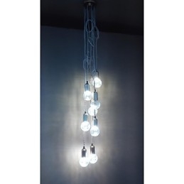 Traditionelle klassische rustikale Lodge Vintage Retro Laterne Trommel Country Globe Mini Stil Malerei Glas Pendelleuchte
