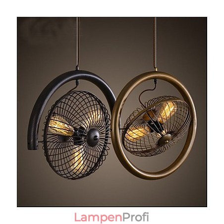 Retro Industrielle Windlampe Ventilator Pendelleuchte im amerikanischen Stil Retro Industrielle Windlampe Ventilator Pendelleuchte im amerikanischen Stil