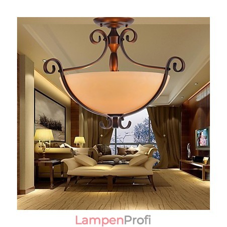 Rustikale Lodge Vintage Mini-Stil Malerei Metall Pendelleuchte