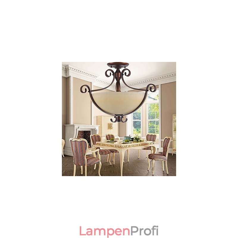 Rustikale Lodge Vintage Mini-Stil Malerei Metall Pendelleuchte