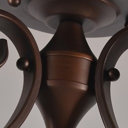 Rustikale Lodge Vintage Mini-Stil Malerei Metall Pendelleuchte