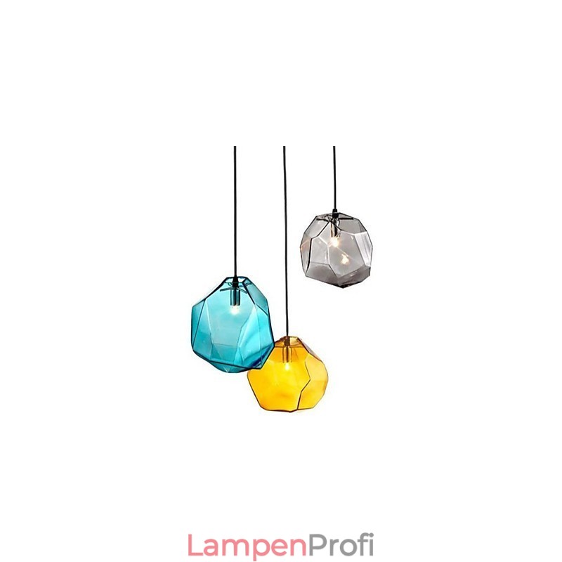 Kreative Eiskristallglas Diamant Anhänger Chromatische Droplight Lampe Licht