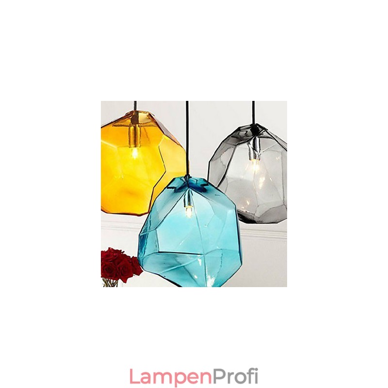Kreative Eiskristallglas Diamant Anhänger Chromatische Droplight Lampe Licht
